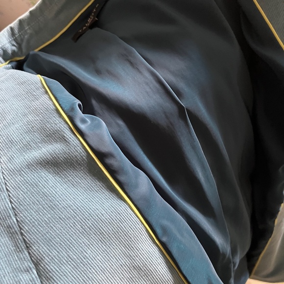 Talbots Dusty Blue Corduroy Blazer 14W - Picture 5 of 8